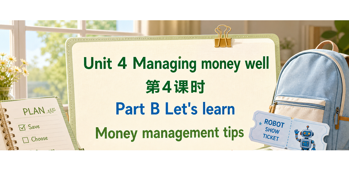 U4L4 Part B Let's learn第1页