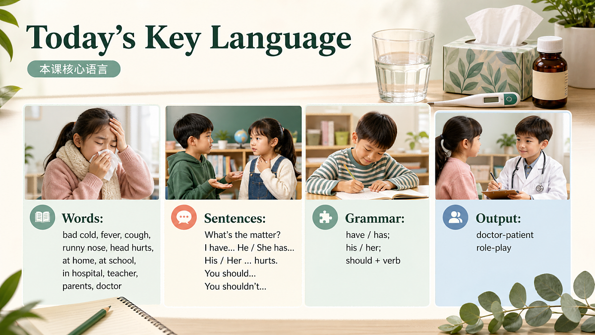 U3L2 Part A Let’s learn & Look and role-play第4页