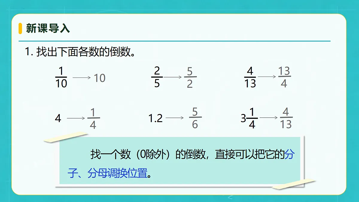 小学数学人教版六年级上册-3.2 一个数除以整数 (课件）第7页