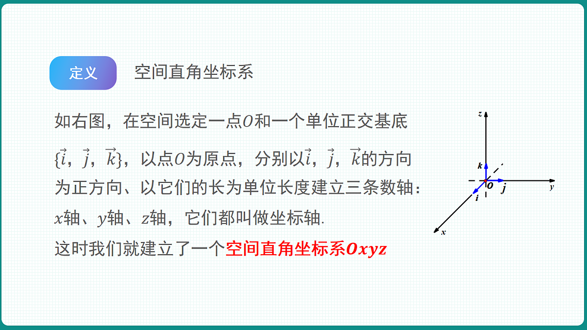 1.3.1《空间直角坐标系》 课件 高二数学选择性必修一第8页