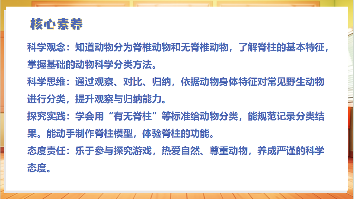 1.1 给动物分类（教学课件）科学苏教版四年级上册（新教材）第3页
