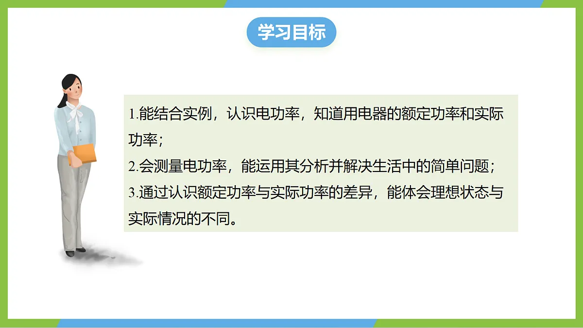 （核心素养）17.2《电流做功的快慢》 课件 沪科版物理九年级全册第3页