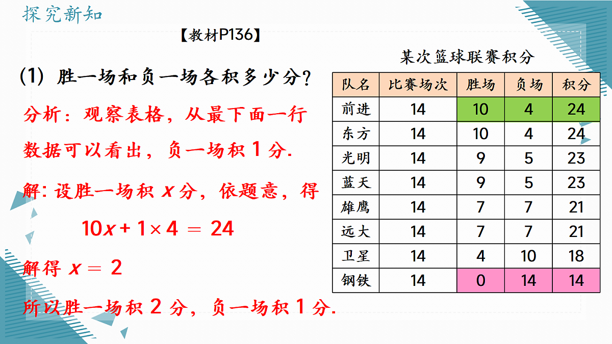 2026学年新人教版初中数学七年级上册5.3 实际问题与一元一次方程（第3课时）课件第7页