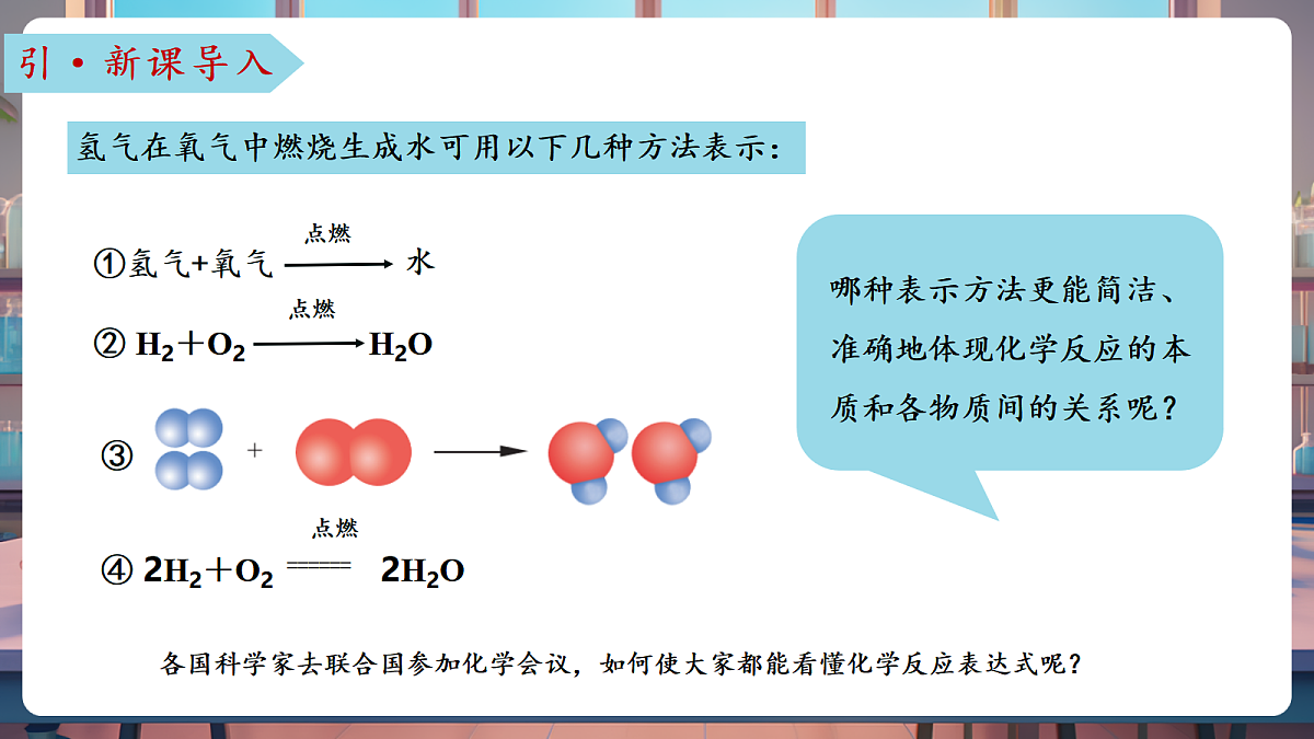 第二节 化学反应的表示（教学课件）第4页