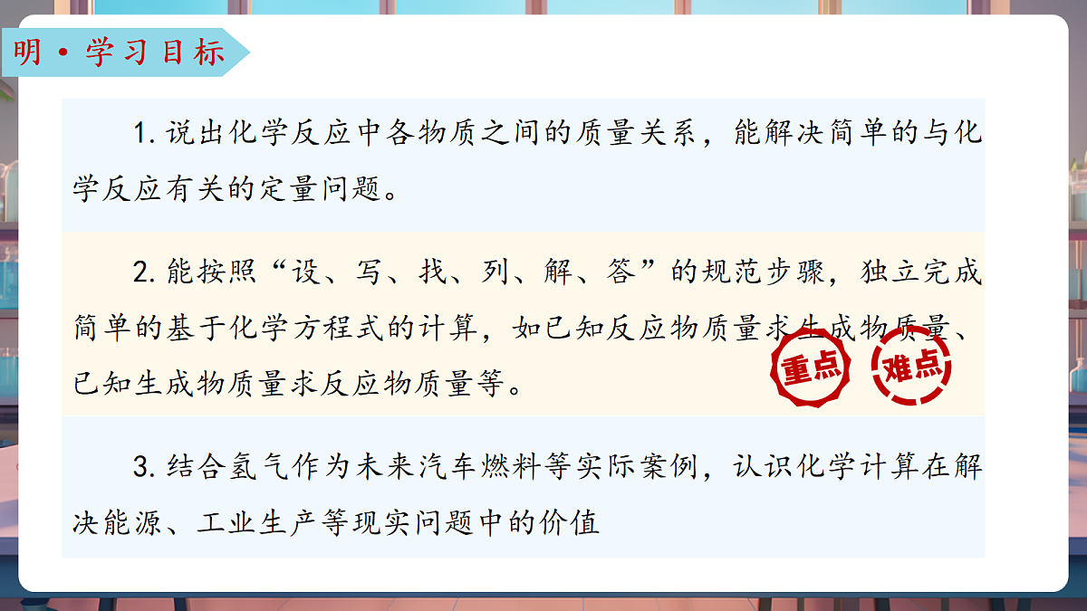 第三节 化学反应中的有关计算（教学课件）第3页