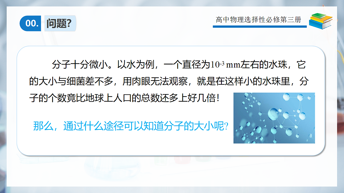 1.2实验 用油膜法估测油酸分子的大小第3页