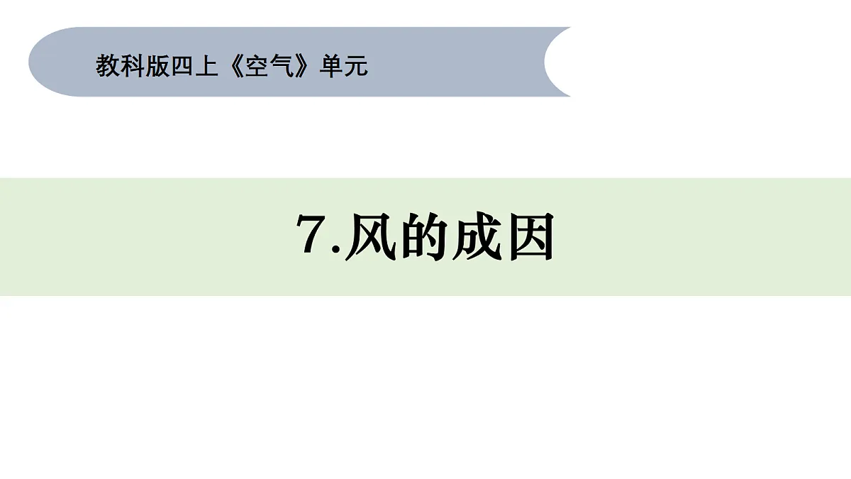 四上1.7《风的成因》第1页