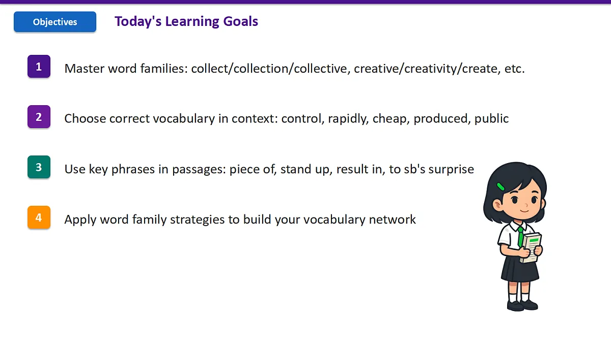 新人教版（2024）英语九年级（初三）上册-Unit5 Power of Ideas Vocabulary in Use 2a-2c 词汇课 课件（lesson 5）第2页