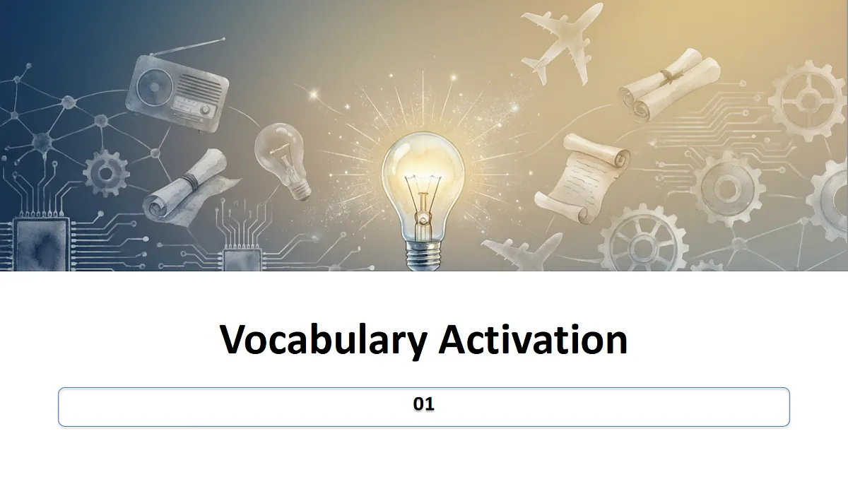 新人教版（2024）英语九年级（初三）上册-Unit5 Power of Ideas Vocabulary in Use 2a-2c 词汇课 课件（lesson 5）第4页