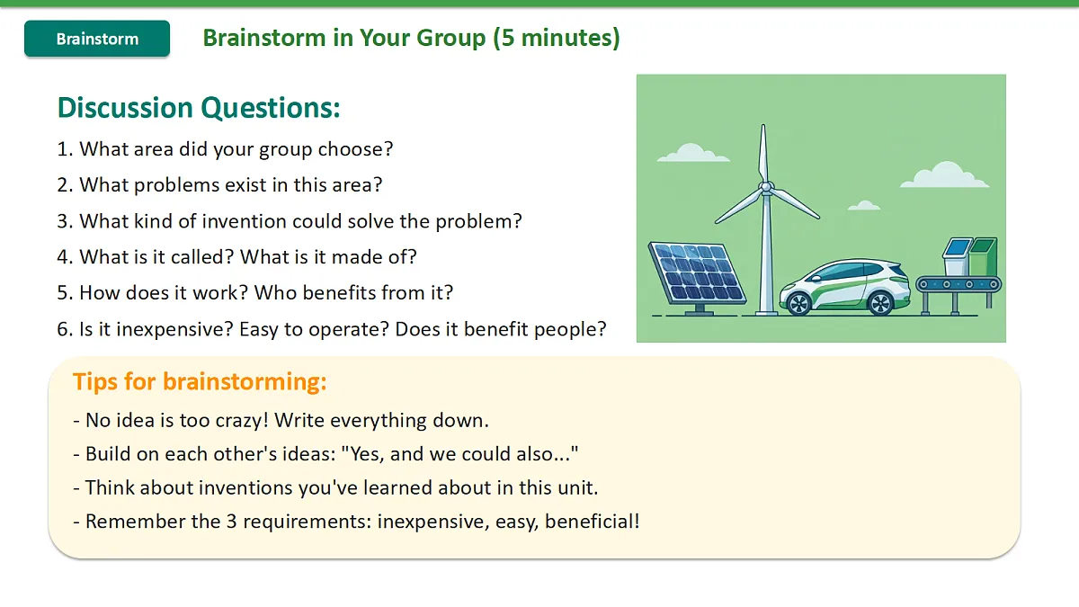 新人教版（2024）英语九年级（初三）上册-Unit5 Power of Ideas Project 4a-4e + Reflecting 项目复习课 课件（lesson 8）第7页