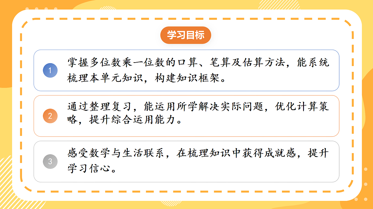 1.8《 整理和复习》课件 北京版数学三上第2页