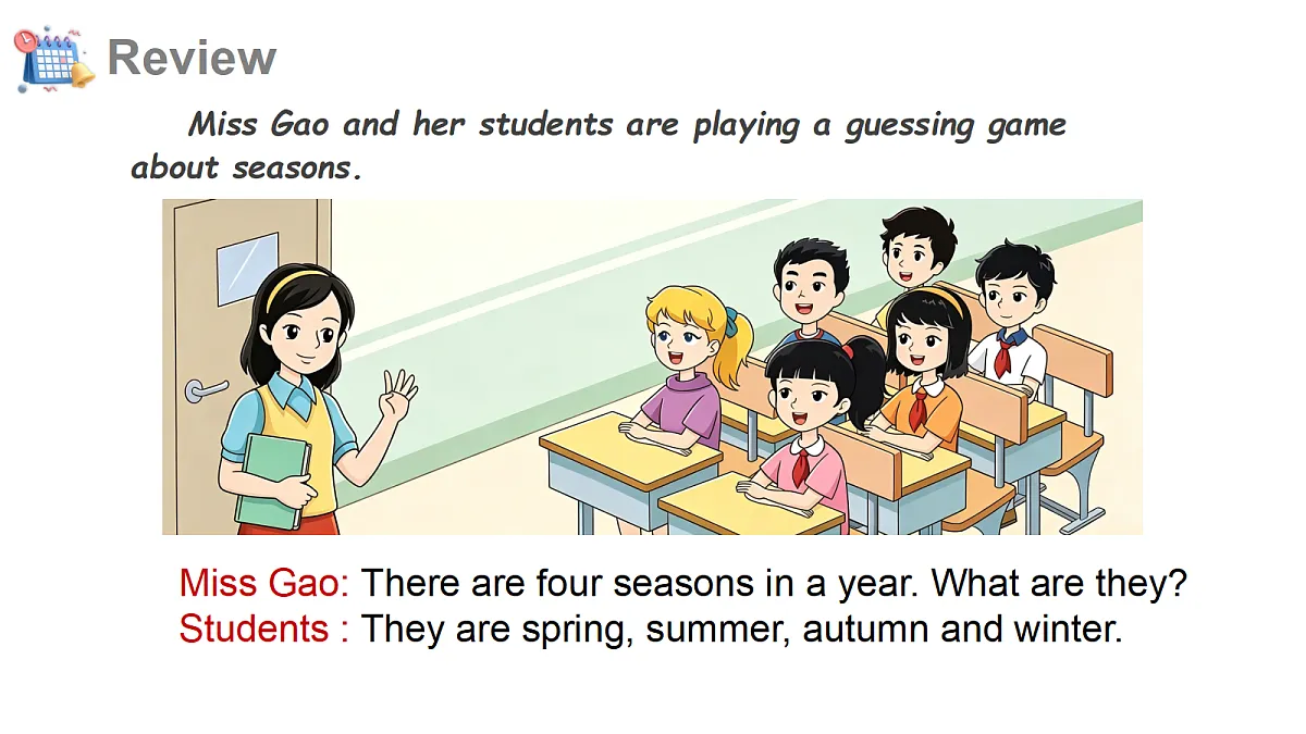 Unit 1 Weather in Different Seasons—Lesson 2第2页