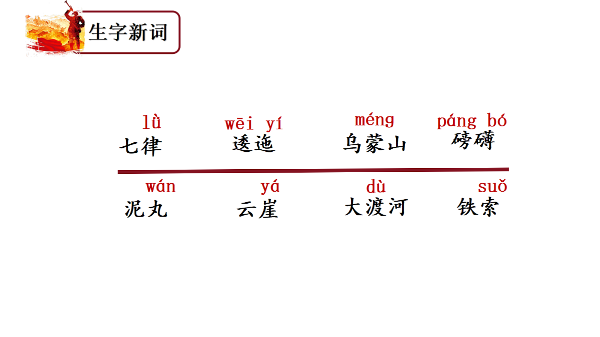 （教学课件）4.七律·长征第4页