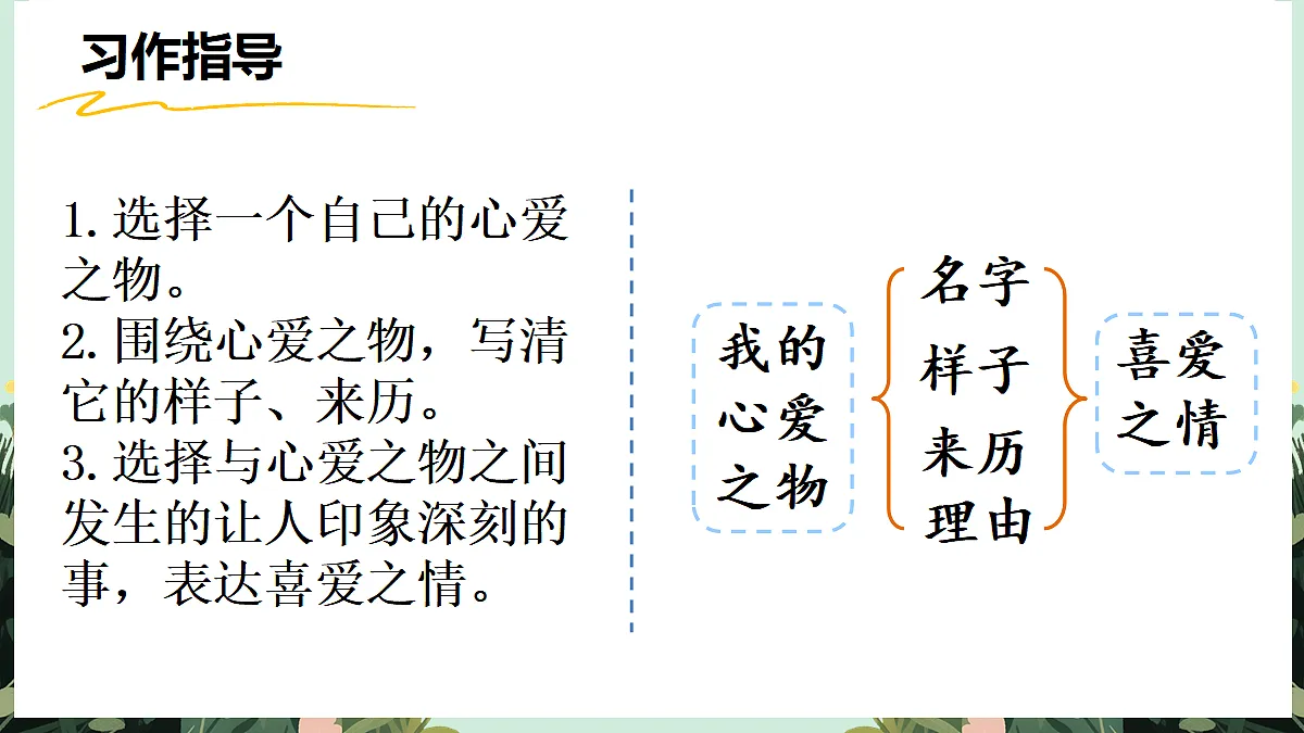 【核心素养】部编版小学语文五年级上册 习作：我的心爱之物 课件第8页
