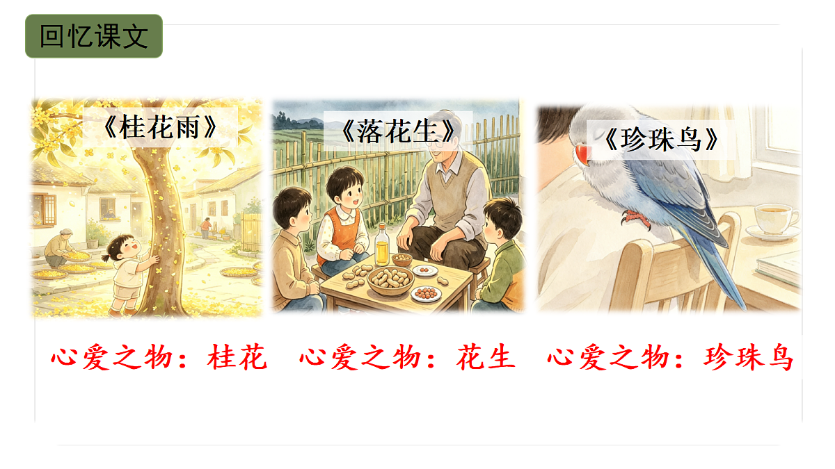（教学课件）《习作一：我的心爱之物》第3页