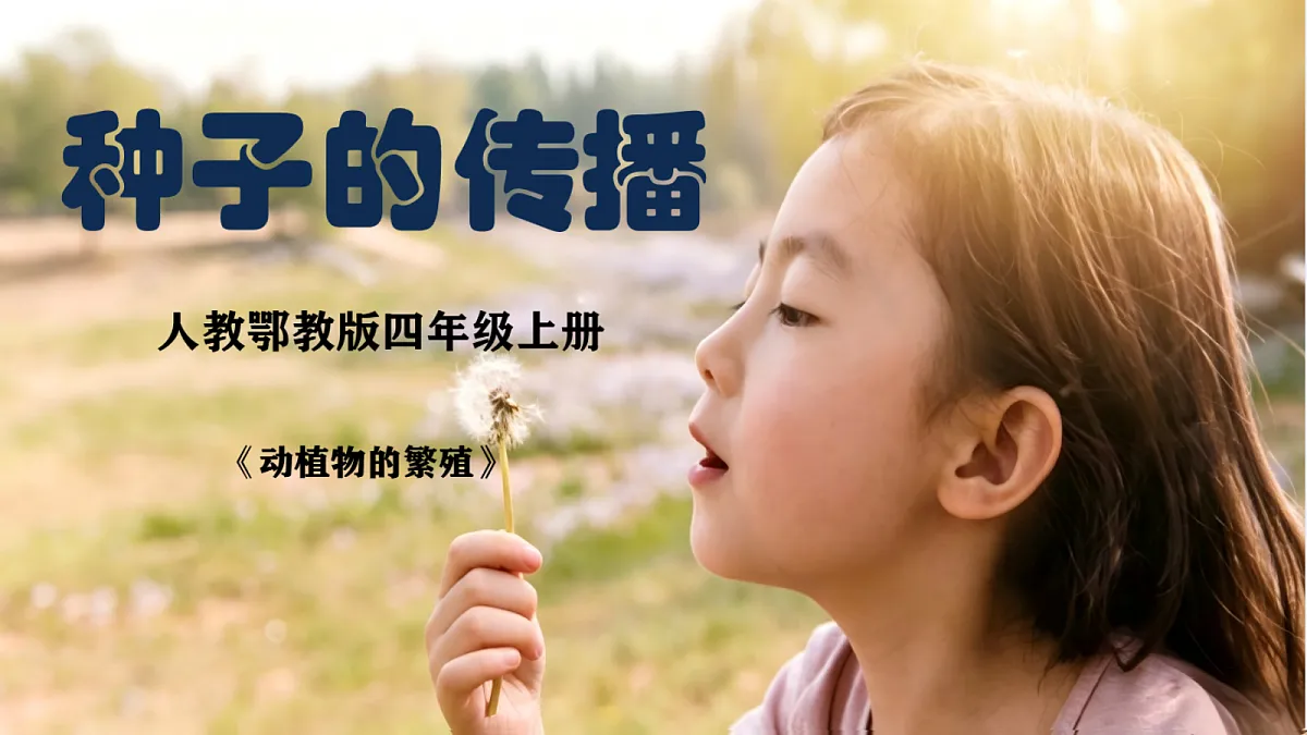 1.2《种子的传播》2026新教材第1页