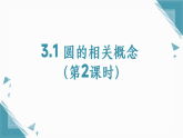 2026学年苏科版（2024）初中数学九年级上册（2024）3.1 圆的相关概念（第2课时）课件+教案