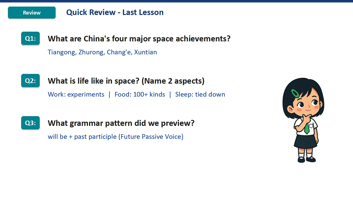新人教版（2024）英语九年级（初三）上册-Unit6 Beyond Earth SectionA 3a-3c 阅读与听说课 课件（lesson 2）第5页