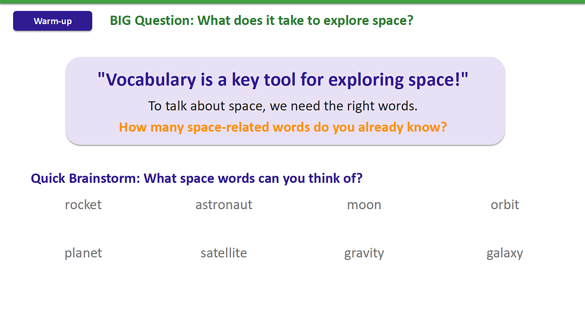 新人教版（2024）英语九年级（初三）上册-Unit 6 Beyond Earth Vocabulary in Use 词汇课 课件（lesson 5）第5页
