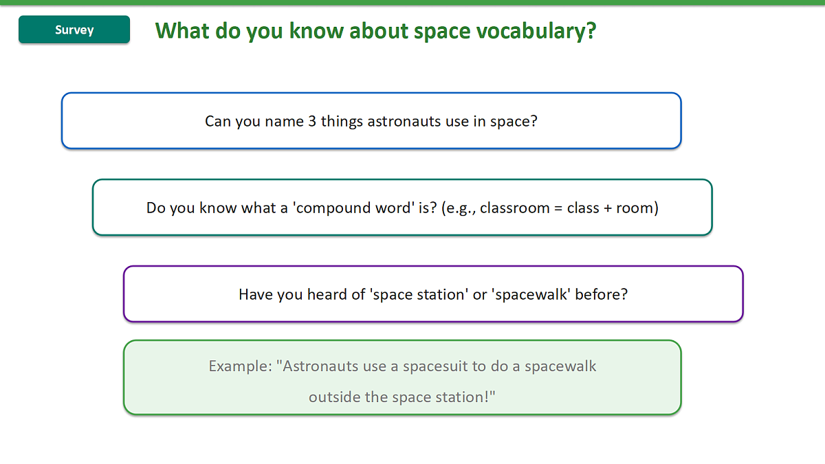 新人教版（2024）英语九年级（初三）上册-Unit 6 Beyond Earth Vocabulary in Use 词汇课 课件（lesson 5）第6页