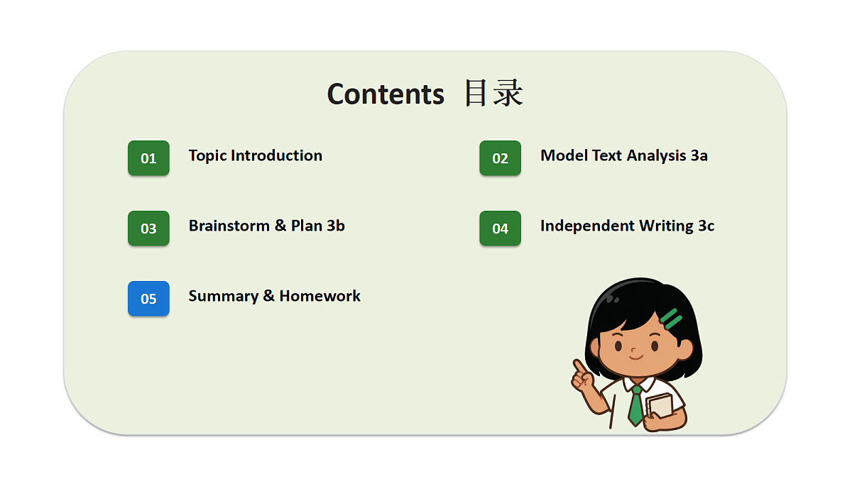 新人教版（2024）英语九年级（初三）上册-Unit 6 Beyond Earth Writing 3a-3c 读写课 课件（lesson 7）第3页