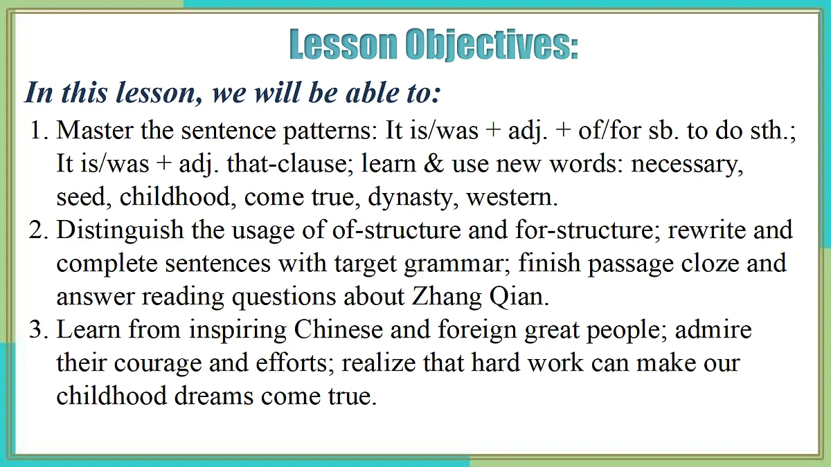 Unit 2 Inspiring People（第3课时）Section A（Grammar Focus）- 九年级英语上册 同步教学课件（人教版2024）第2页