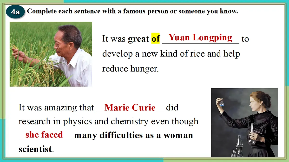 Unit 2 Inspiring People（第3课时）Section A（Grammar Focus）- 九年级英语上册 同步教学课件（人教版2024）第8页