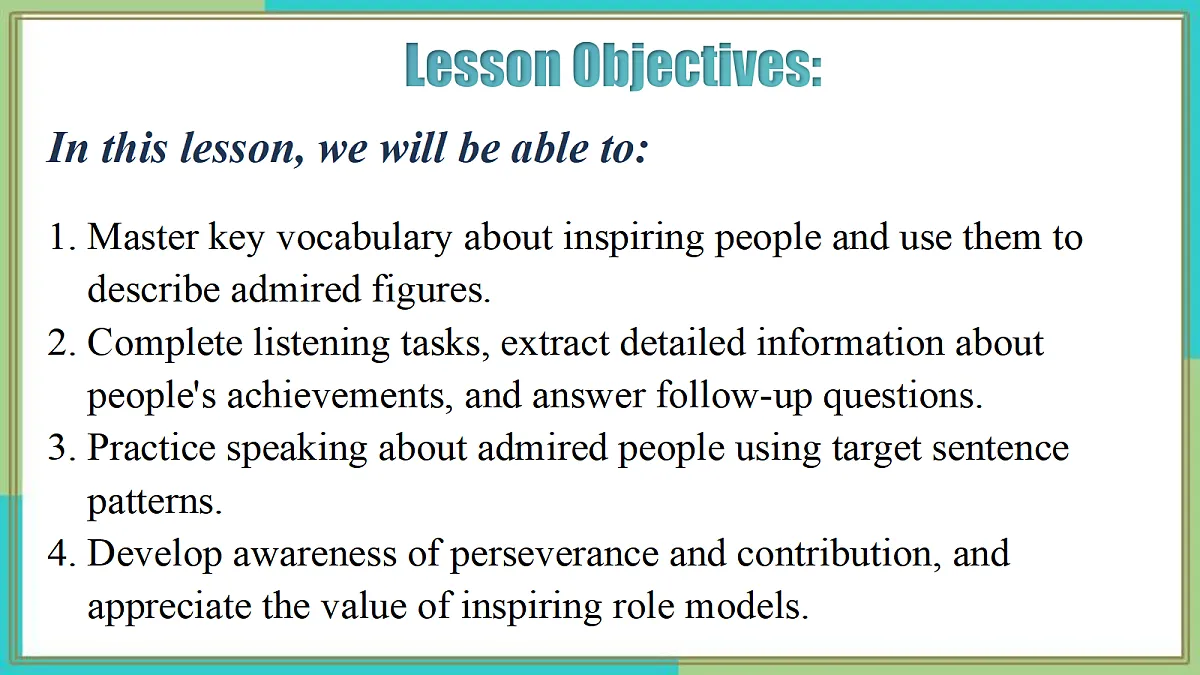 Unit 2 Inspiring People（第1课时）Section A（1a-2d）- 九年级英语上册 同步教学课件（人教版2024）第2页