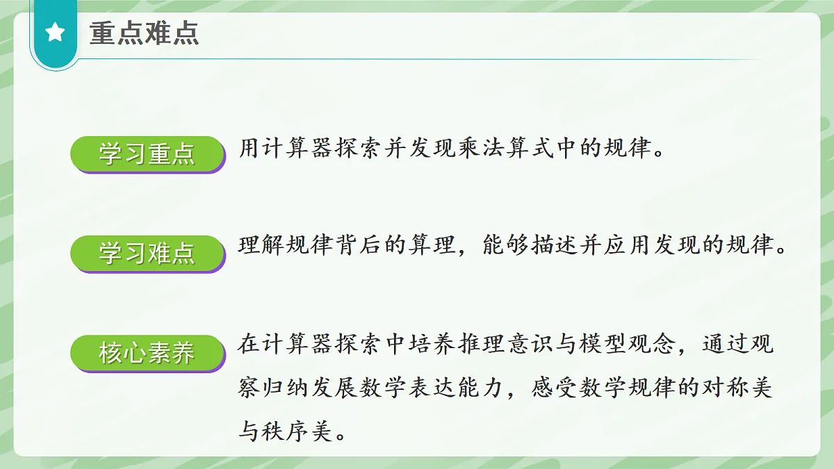 3.2 笔算乘法（第5课时）用计算器探索计算规律 - 小学数学四年级上册同步教学课件（人教版2024）第3页