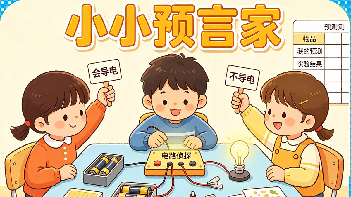 苏教版（2024）四上科学 3单元 《9 导体和绝缘体》课件PPT第3页