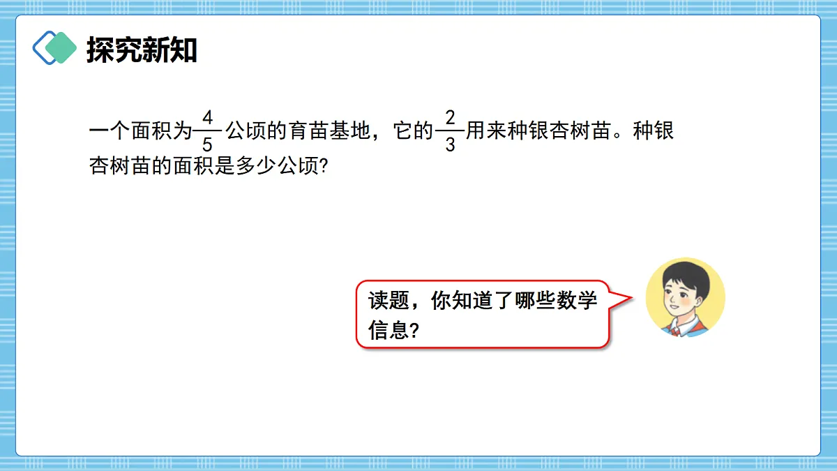 （2026新教材）人教版小学数学六年级上册 2.3《分数乘分数》PPT课件第3页