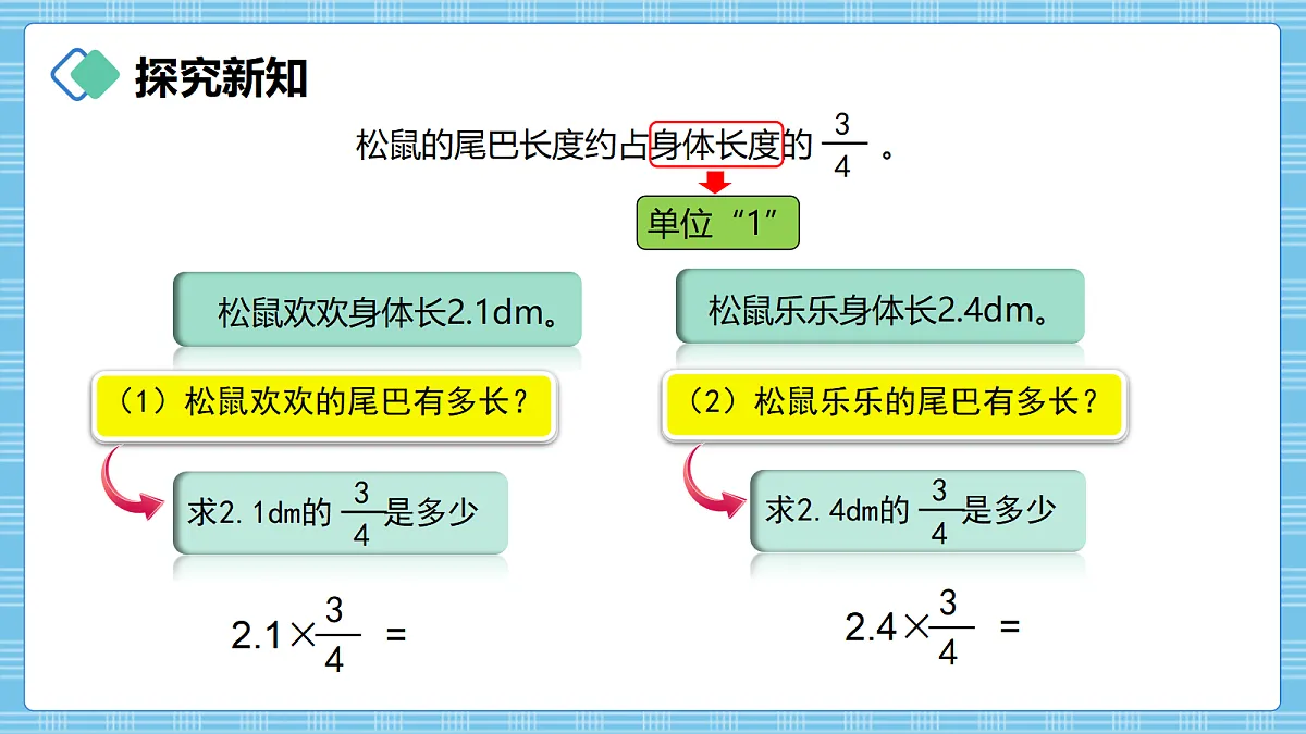 （2026新教材）人教版小学数学六年级上册 2.4《小数乘分数》PPT课件第4页