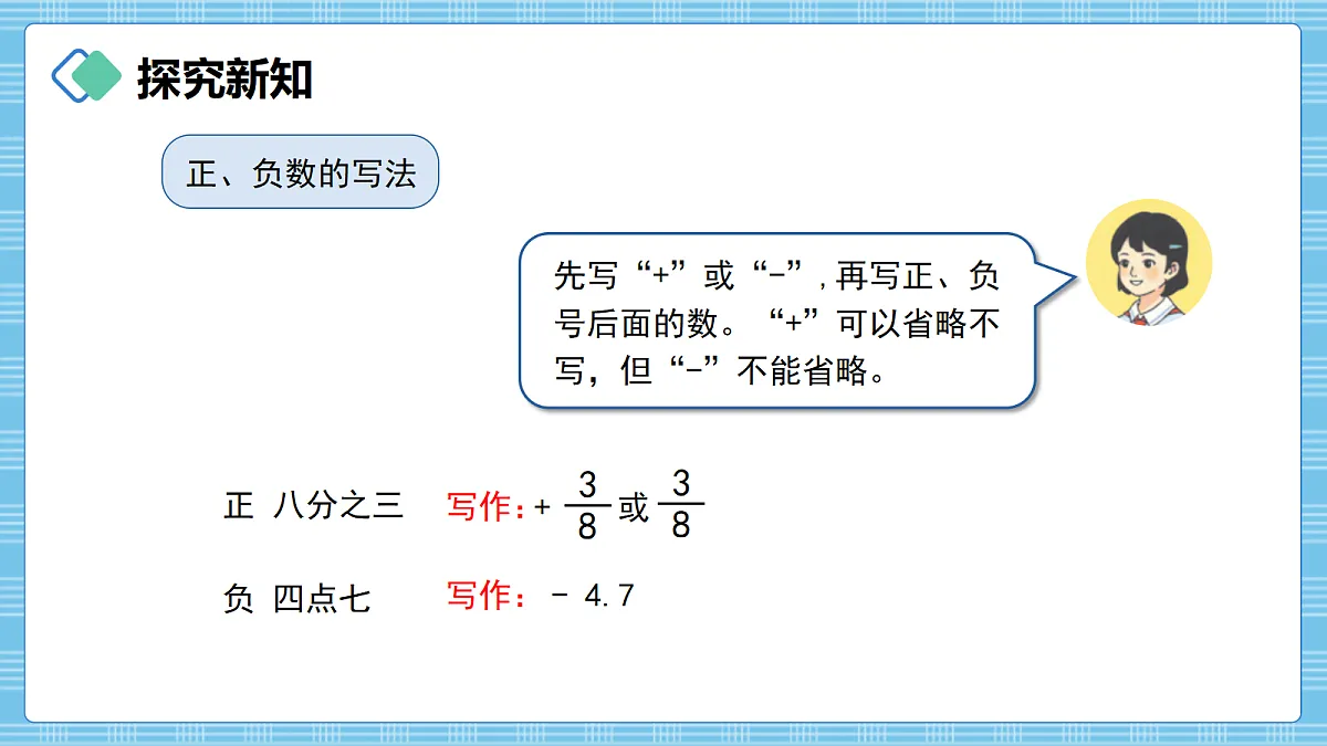（2026新教材）人教版小学数学六年级上册 生活中的负数2《认识负数》PPT课件第7页