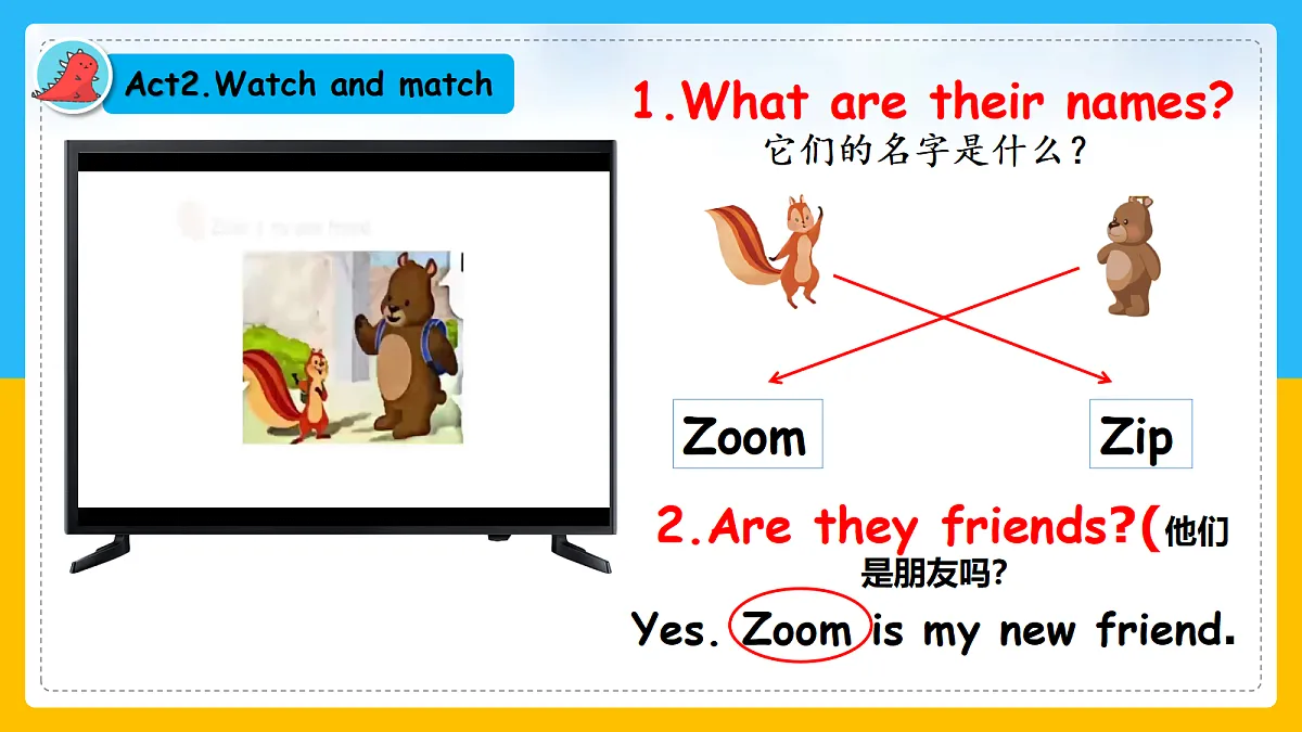 Unit 1 Making friends Reading time第6页