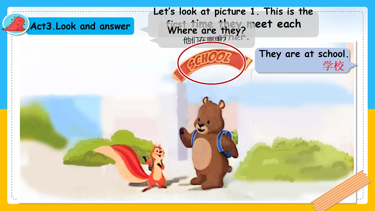 Unit 1 Making friends Reading time第7页