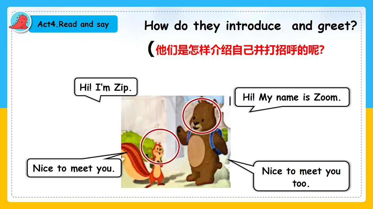 Unit 1 Making friends Reading time第8页