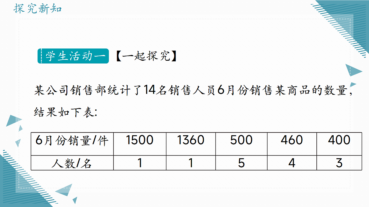 2026学年冀教版（2024）初中数学九年级上册（2024）23.2中位数和众数（第2课时）课件第4页