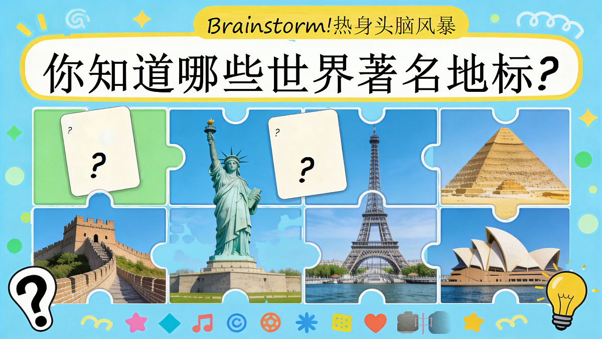 2026秋pep人教版六上英语Unit1 Amazing landmarks PartC Read time 课件第4页