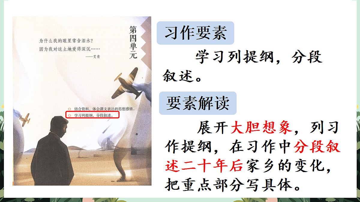 【核心素养】部编版小学语文五年级上册 习作：二十年后的家乡课件+教案（含教学反思）第3页