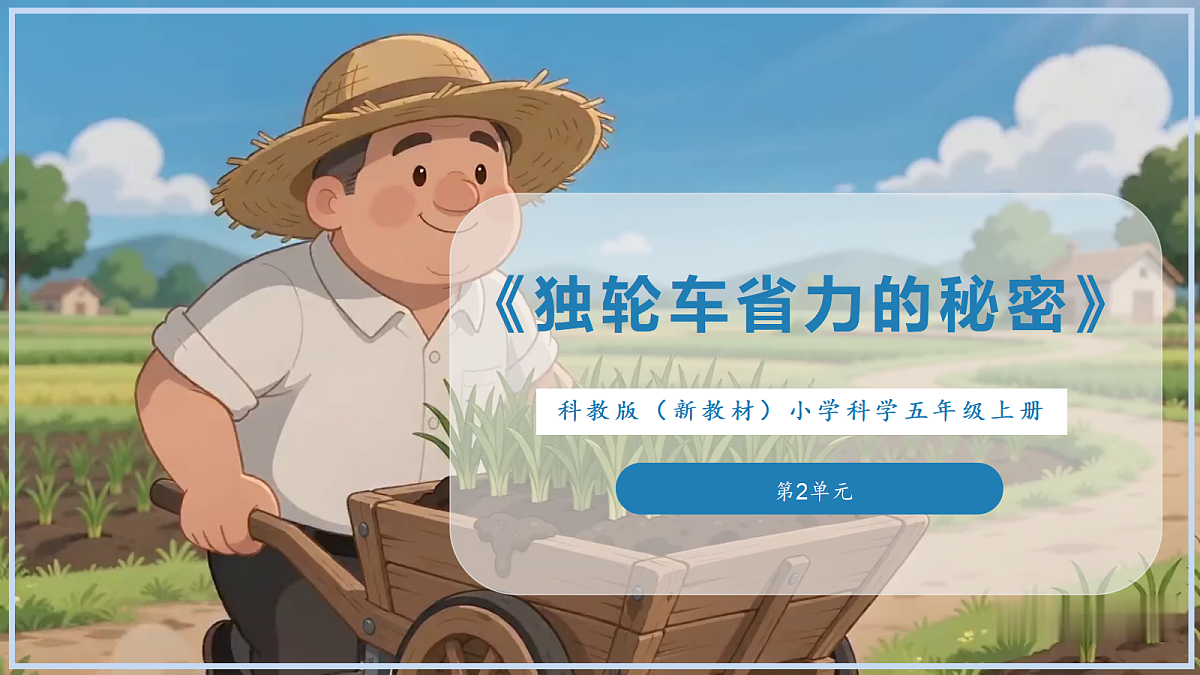 《独轮车省力的秘密》课件第1页
