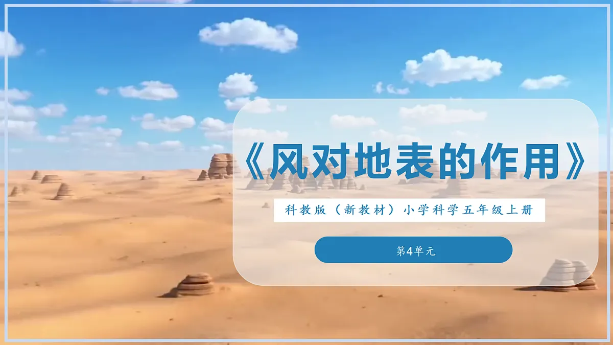 《风对地表的作用》课件第1页
