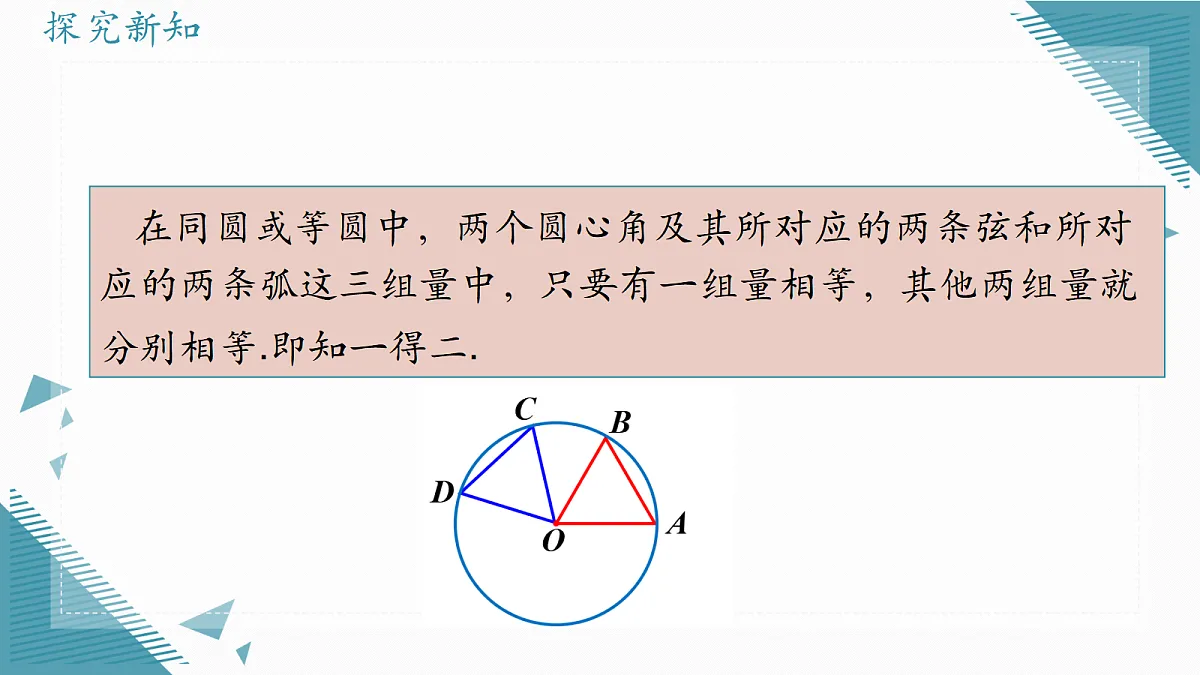 2026学年冀教版（2024）初中数学九年级上册（2024）28.3 圆心角和圆周角（ 第1课时）课件第7页