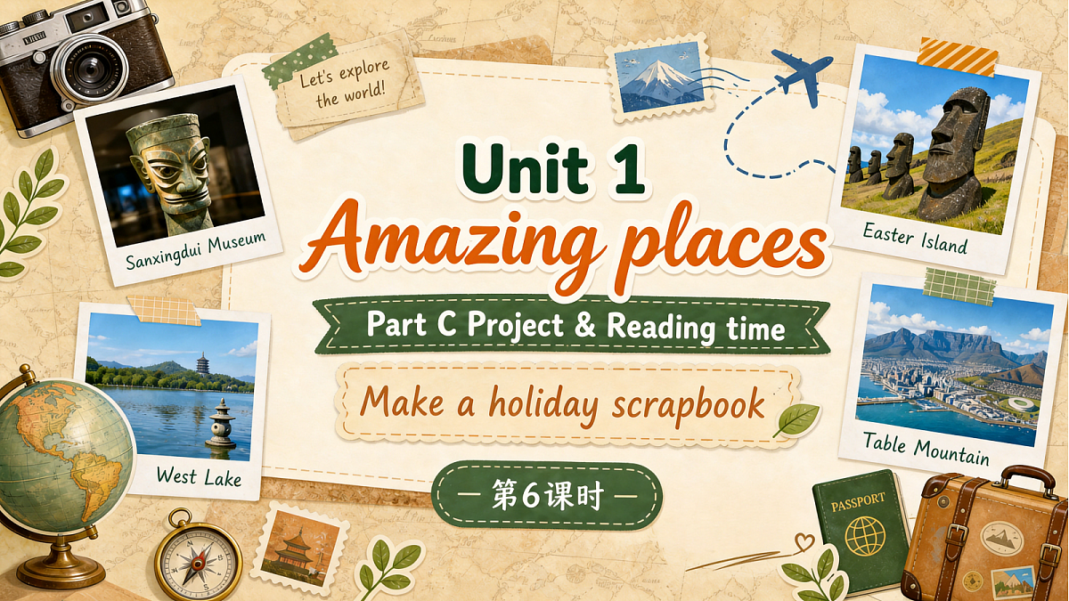 U1L6 Part C Project & Reading time 课件第1页