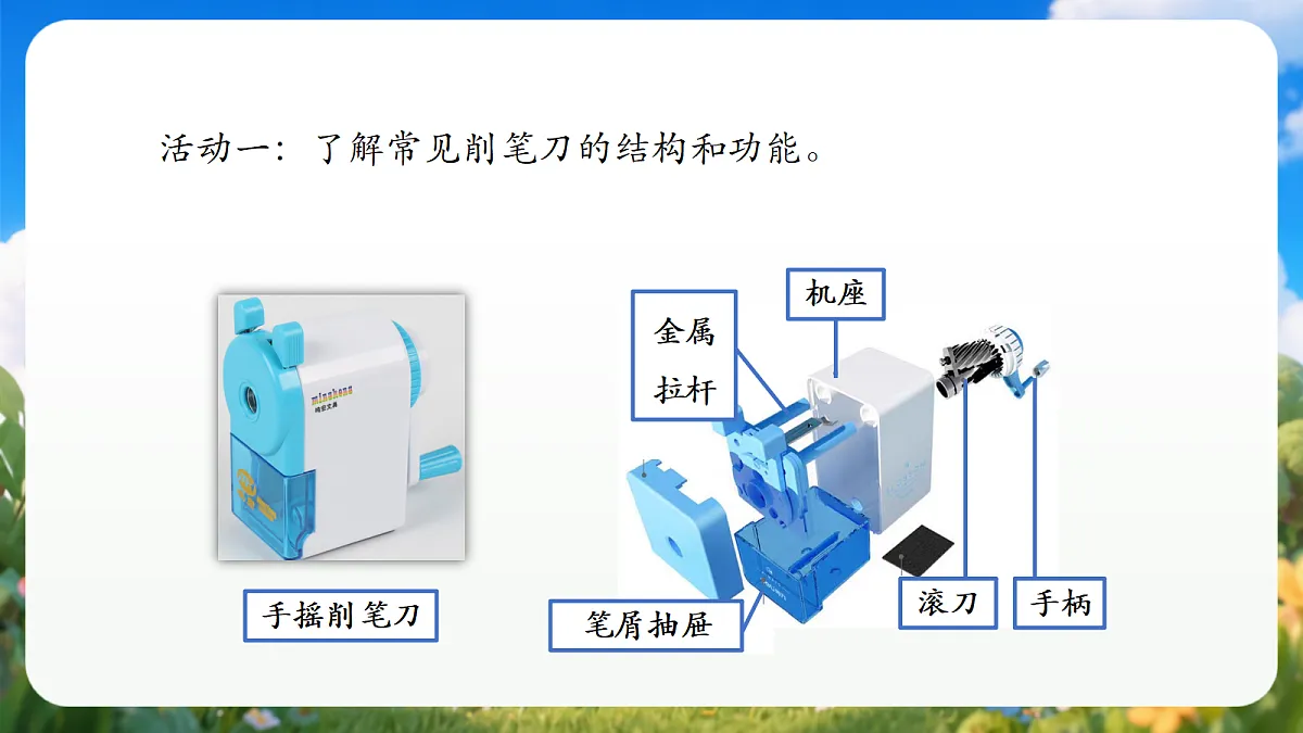 4.15 《研究削笔刀》（教学课件）青岛版（五四制）科学一上第5页