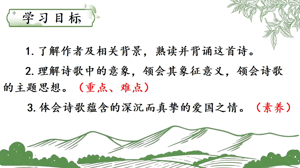 《3.我爱这土地》课件第2页
