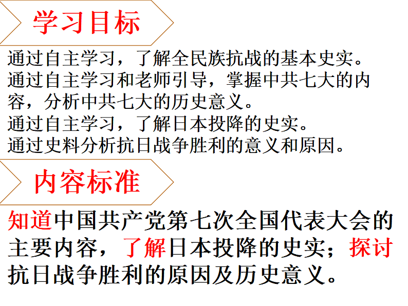 初中历史人教部编版八年级上第六单元 中华民族的抗日战争第22课 抗日战争的胜利（共23张PPT）02