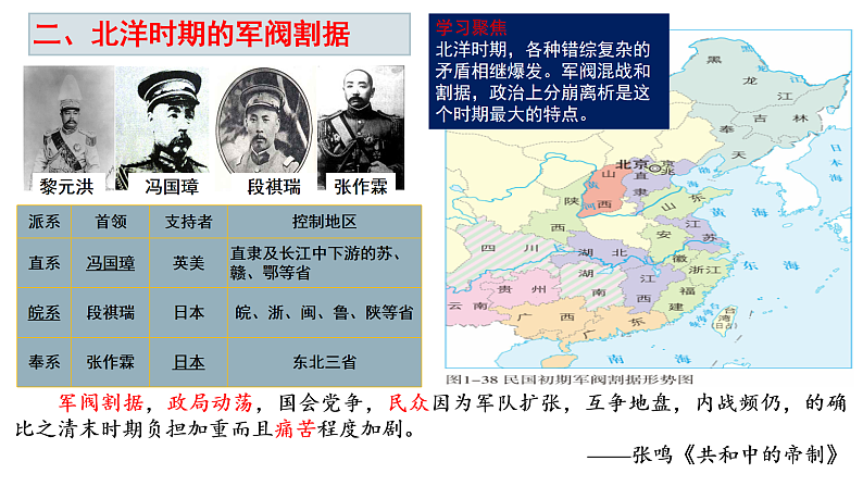 第20课 北洋军阀统治时期的政治、经济与文化 课件-【新教材】统编版（2019）高中历史必修中外历史纲要上08