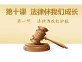 人教版《道德与法治》七年级下册：10.1 法律为我们护航 课件(共26张PPT)