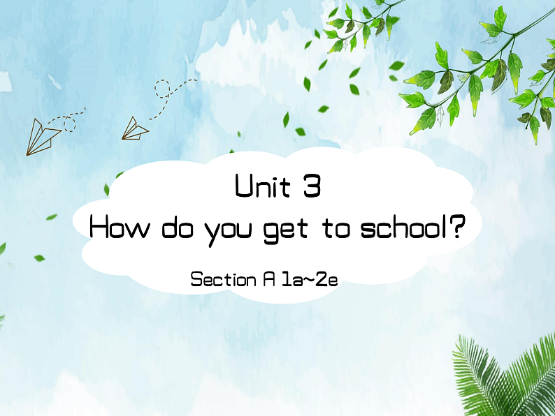 人教版七年级下册Unit 3 section A 1a-2d课件01