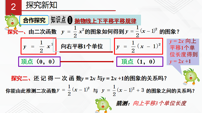 湘教版2020-2021学年九年级数学下册教学教学PPT 1.2 第3课时 二次函数y=a(x-h)²+k的图象与性质04